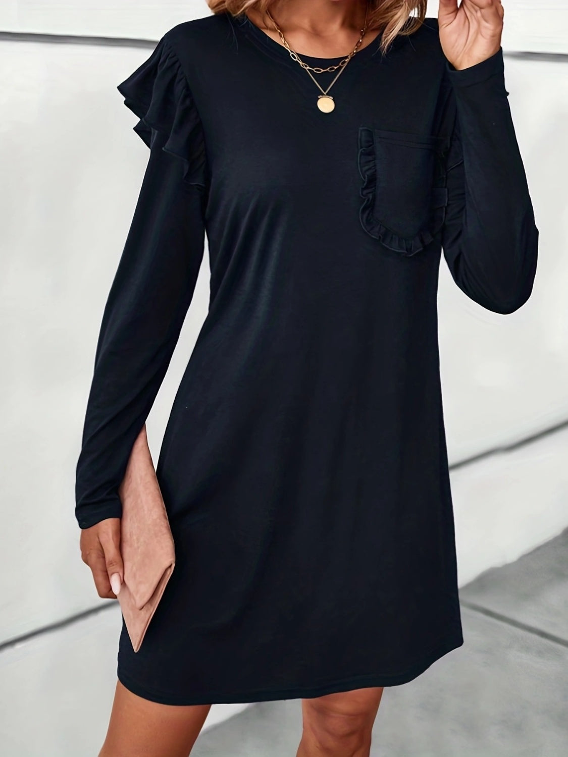 Elegantly Styled Dress for Everyday Wear