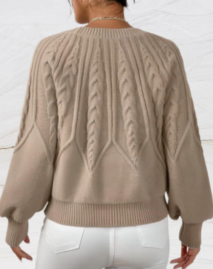 Vintage Inspired Sweater with a Contemporary Edge