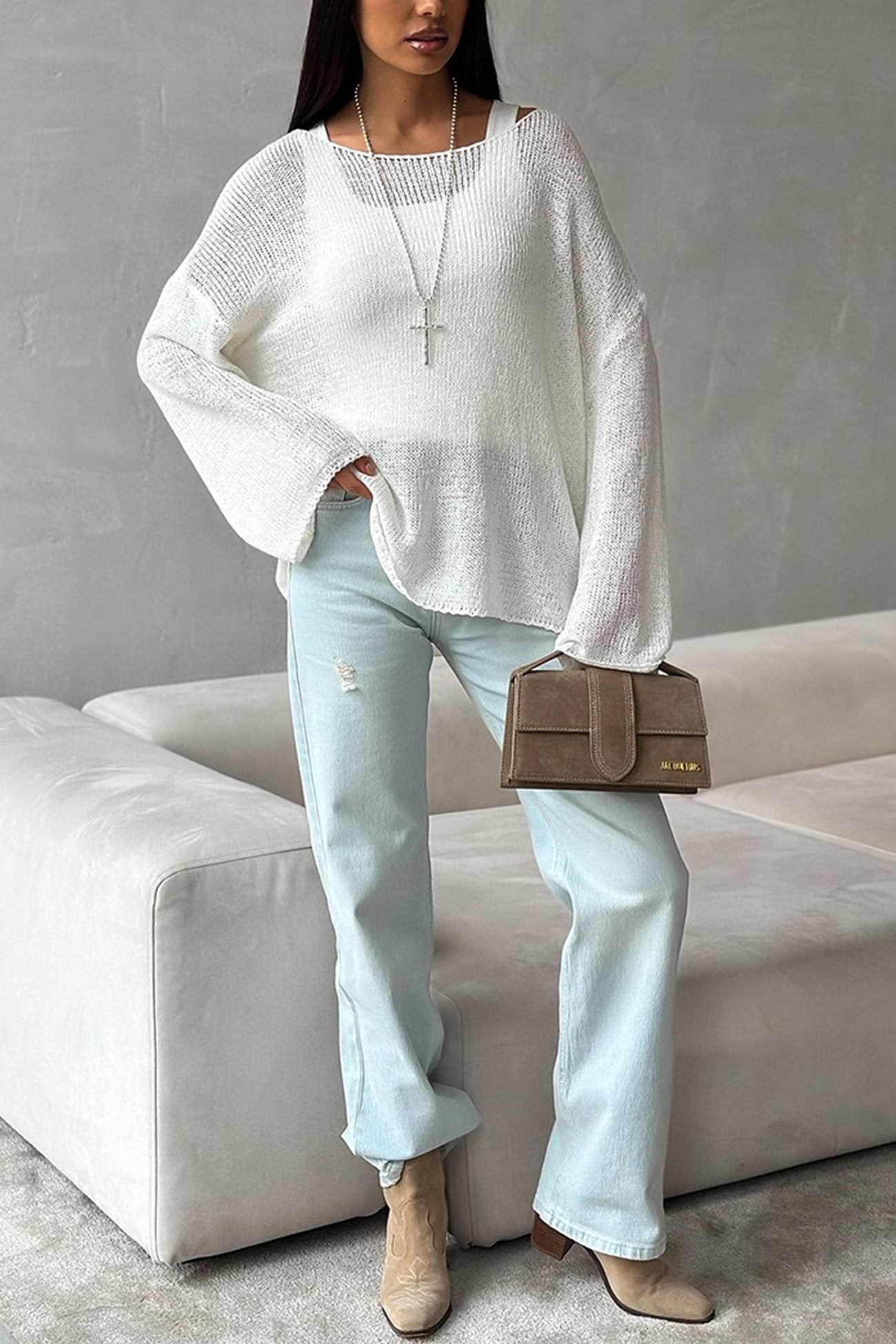 Gracefully Styled Sweater for Any Occasion