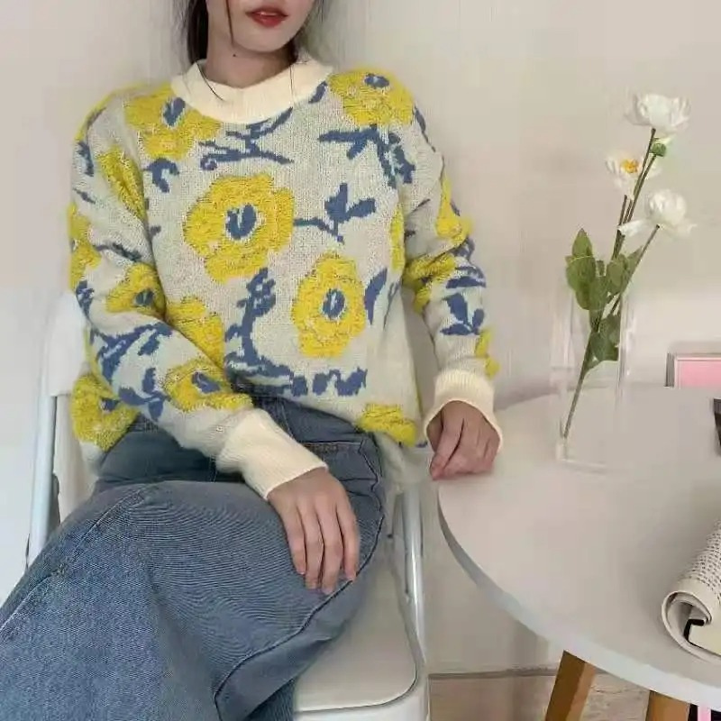 A Vintage Style Sweater with Delicate Timeless Details