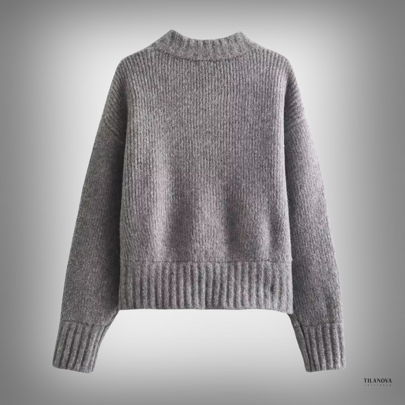 Well Tailored Cardigan with a Graceful Silhouette