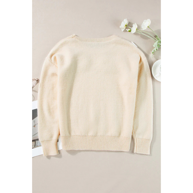 Well Tailored Sweater with a Graceful Silhouette