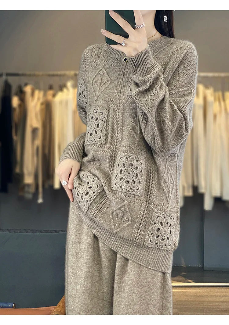 Elegantisti suunniteltu Villapaita