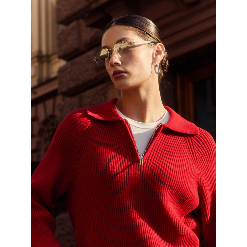 A Vintage Style Sweater with Delicate Timeless Details