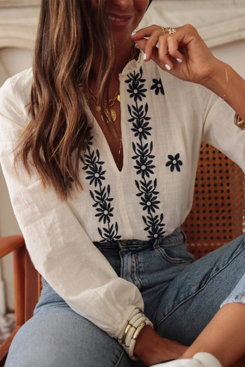 Classic Vintage Blouse with a Flattering Fit