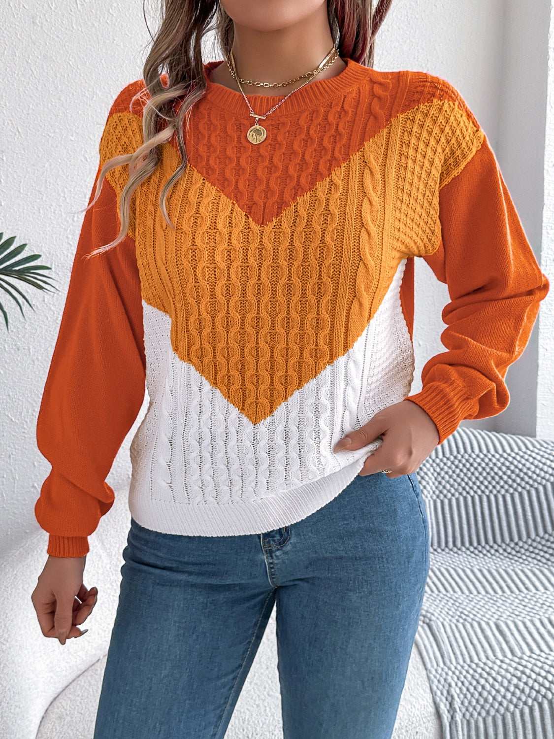 Classic Vintage Sweater with a Flattering Fit