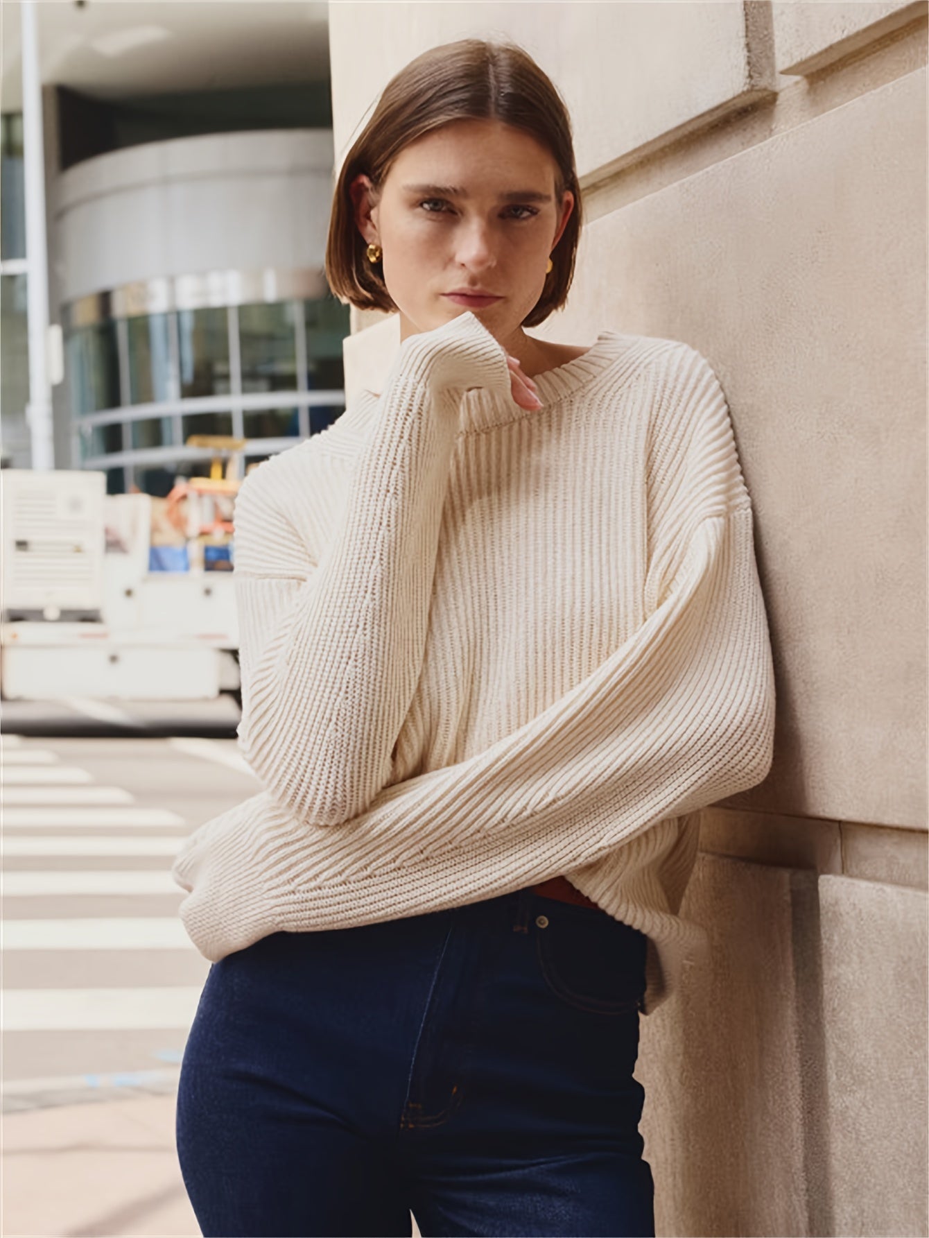 Gracefully Styled Sweater for Any Occasion