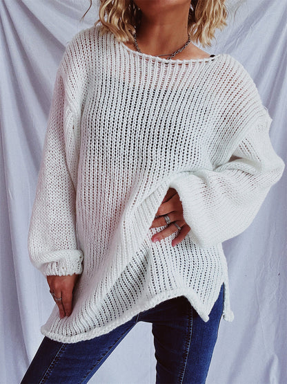 Bernadette® | Sweater with a boat neckline and dropped shoulders