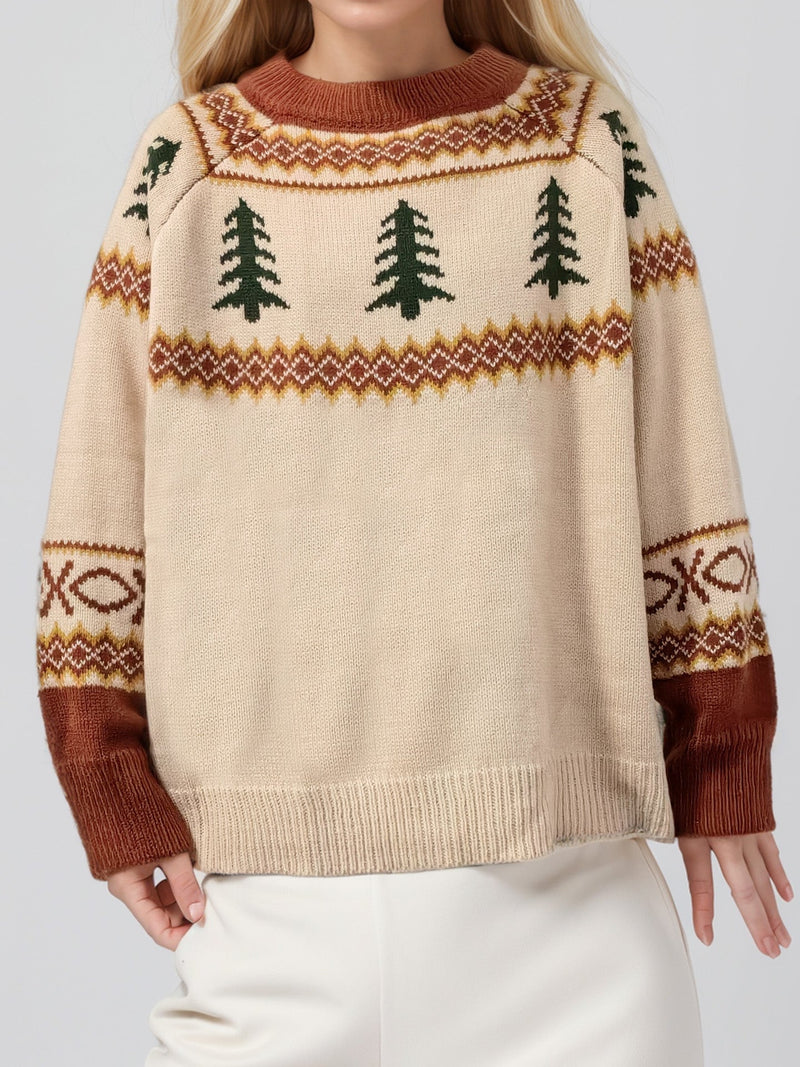 Well Tailored Sweater with a Graceful Silhouette