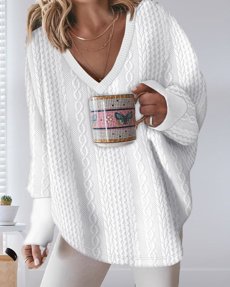 A Vintage Style Pullover with Delicate Timeless Details
