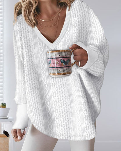 A Vintage Style Pullover with Delicate Timeless Details