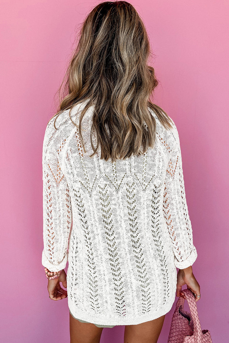 Well Tailored Cardigan with a Graceful Silhouette