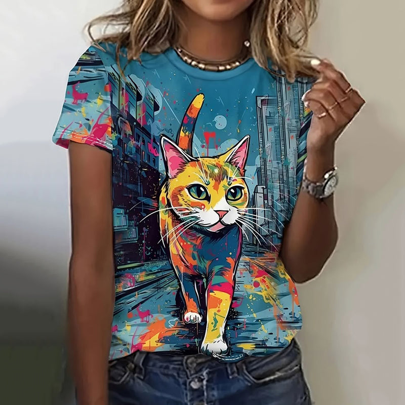 Ajaton vintage-tyyli T-Paita