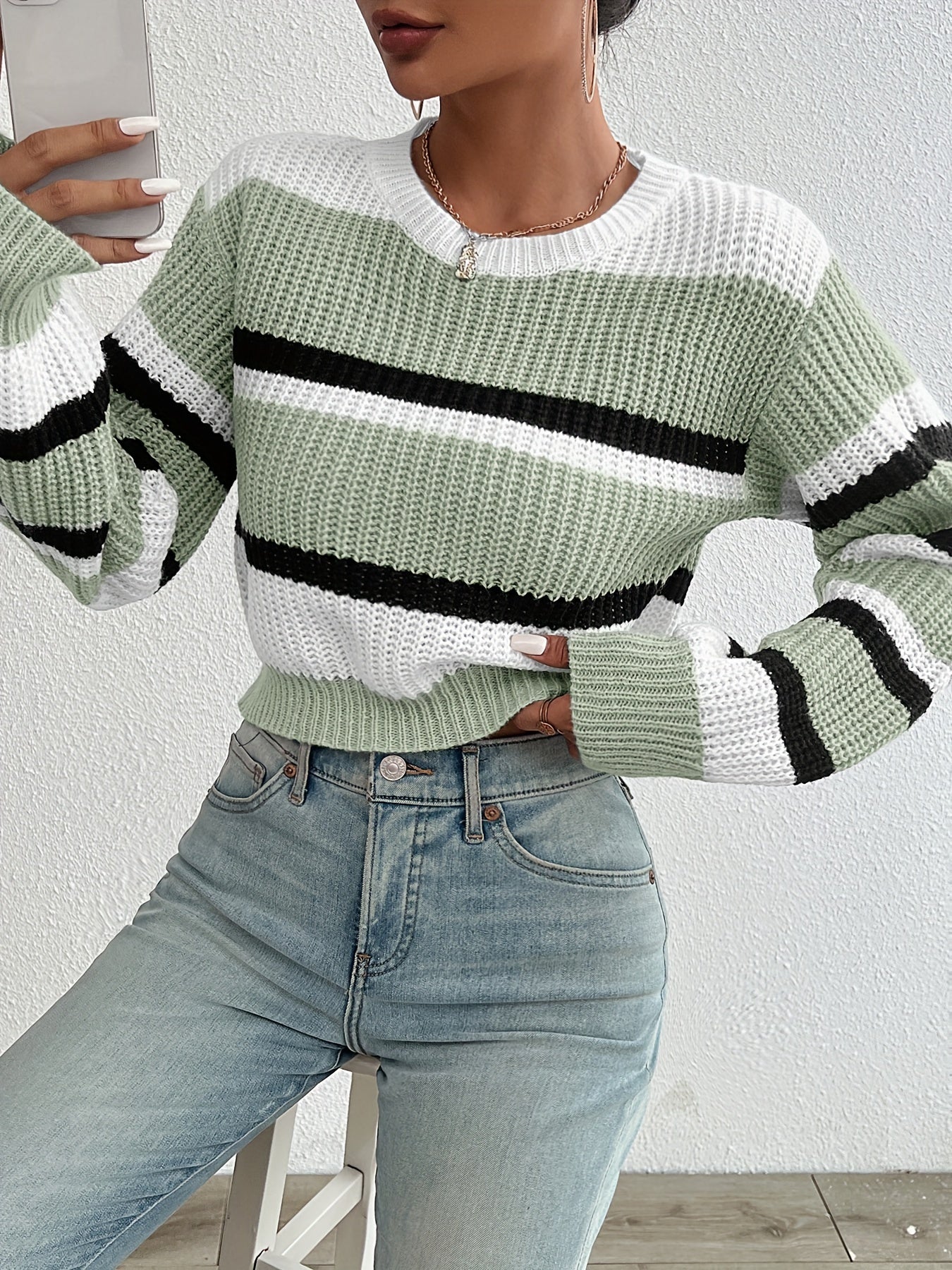 Beautifully Finished Sweater in a Timeless Design