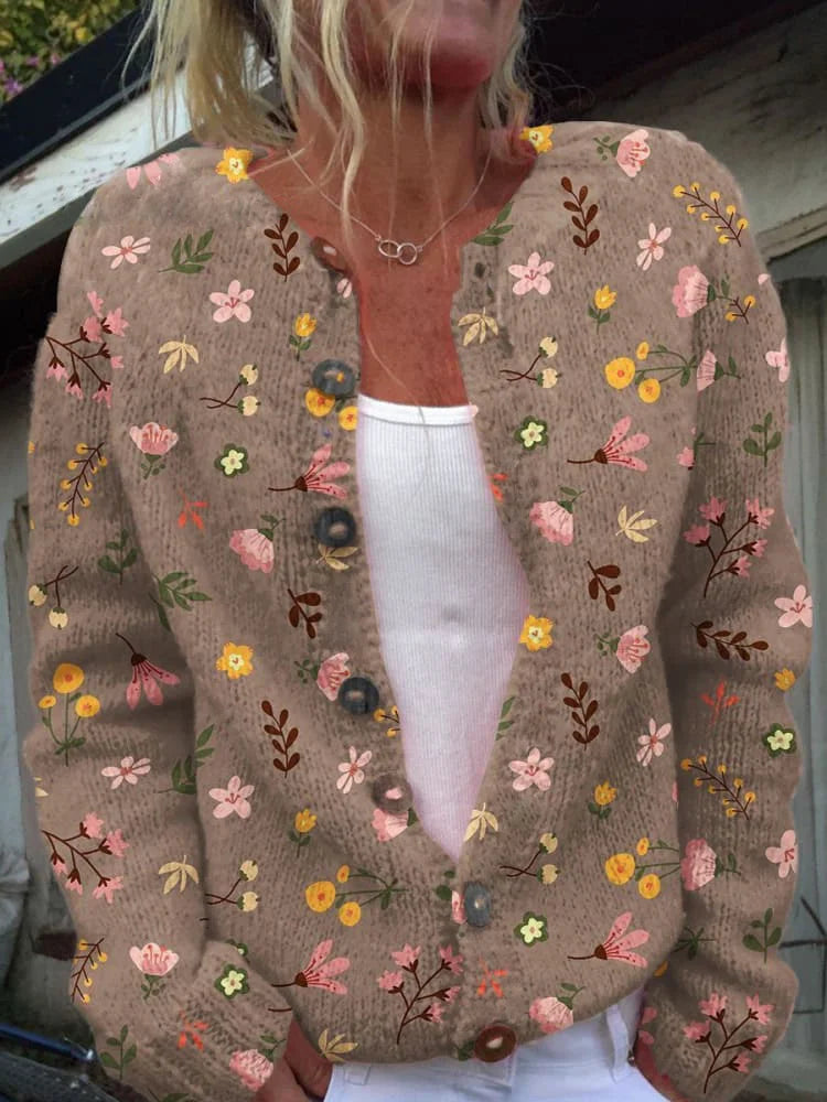 A Vintage Style Cardigan with Delicate Timeless Details