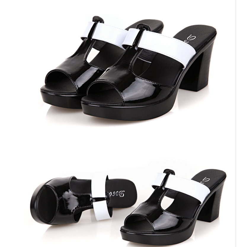 Chic Orthopedic Heels with Unique Design