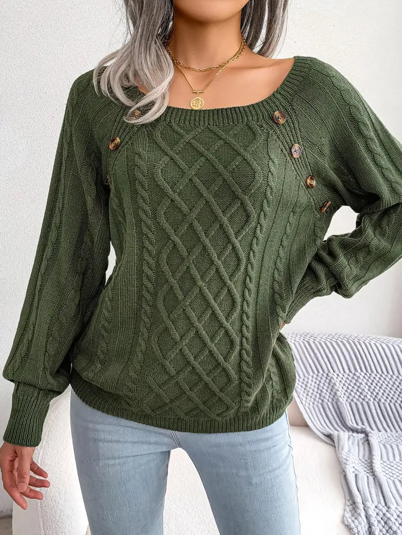 Vintage Inspired Sweater with a Contemporary Edge