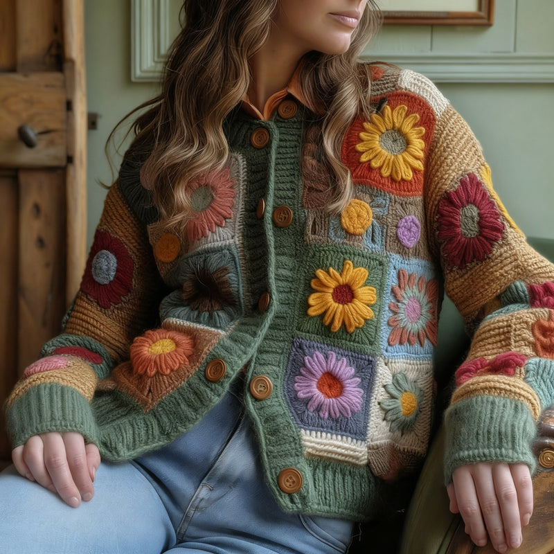 Elegantisti suunniteltu Neuletakki