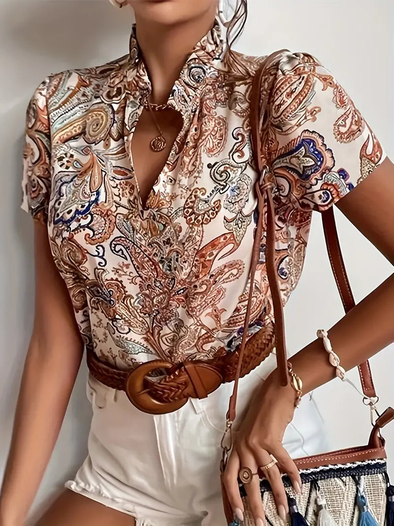 Vintage Inspired Blouse with a Contemporary Edge