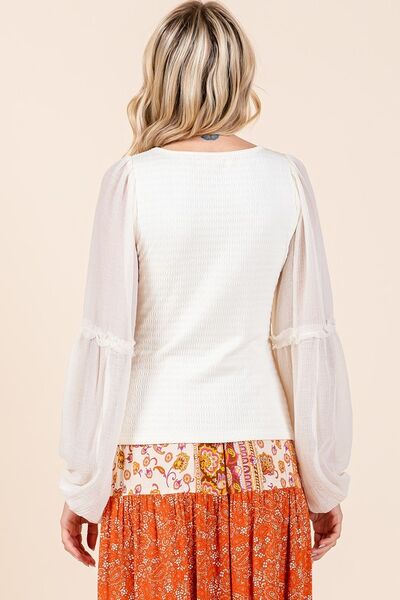 Vintage Inspired Top with a Contemporary Edge