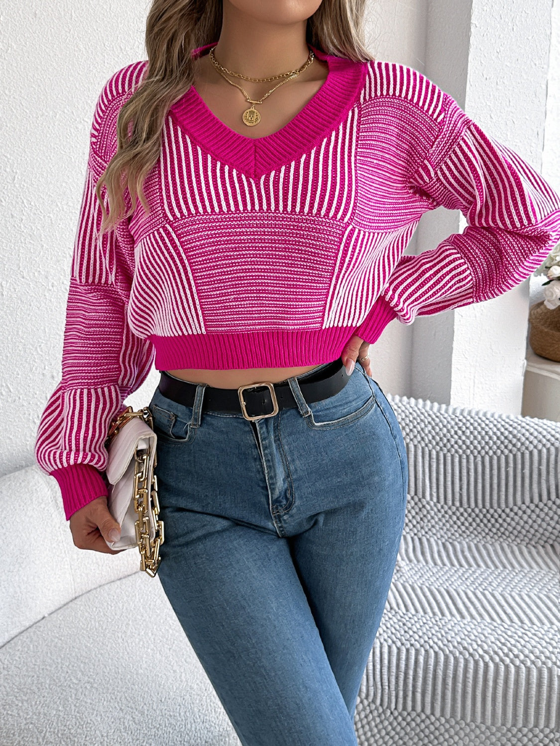 Vintage Inspired Sweater with a Contemporary Edge