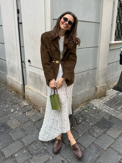 A Vintage Style Jacket with Delicate Timeless Details