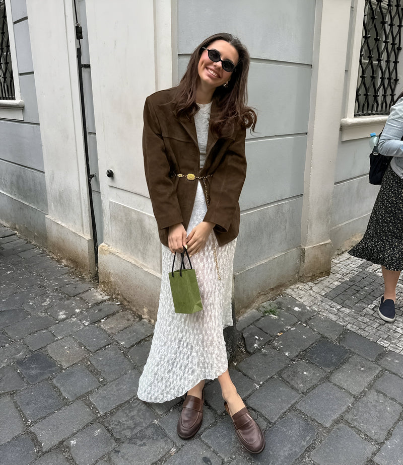 A Vintage Style Jacket with Delicate Timeless Details