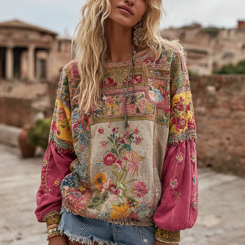 Ajaton vintage-tyyli T-Paita