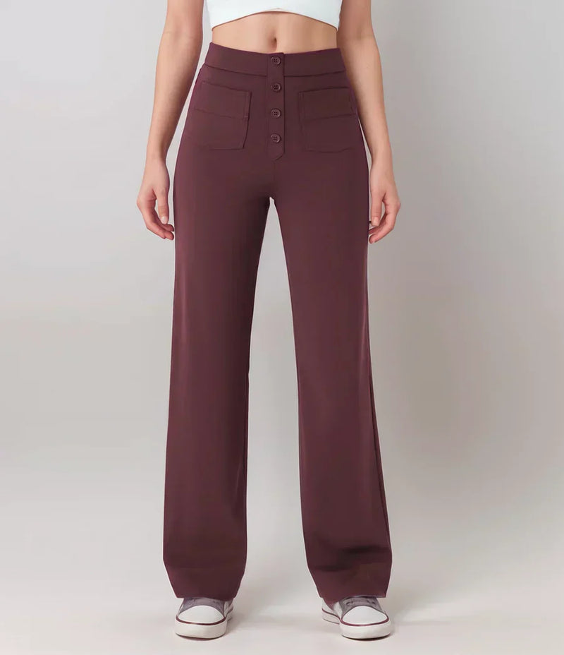A Vintage Style Pants with Delicate Timeless Details