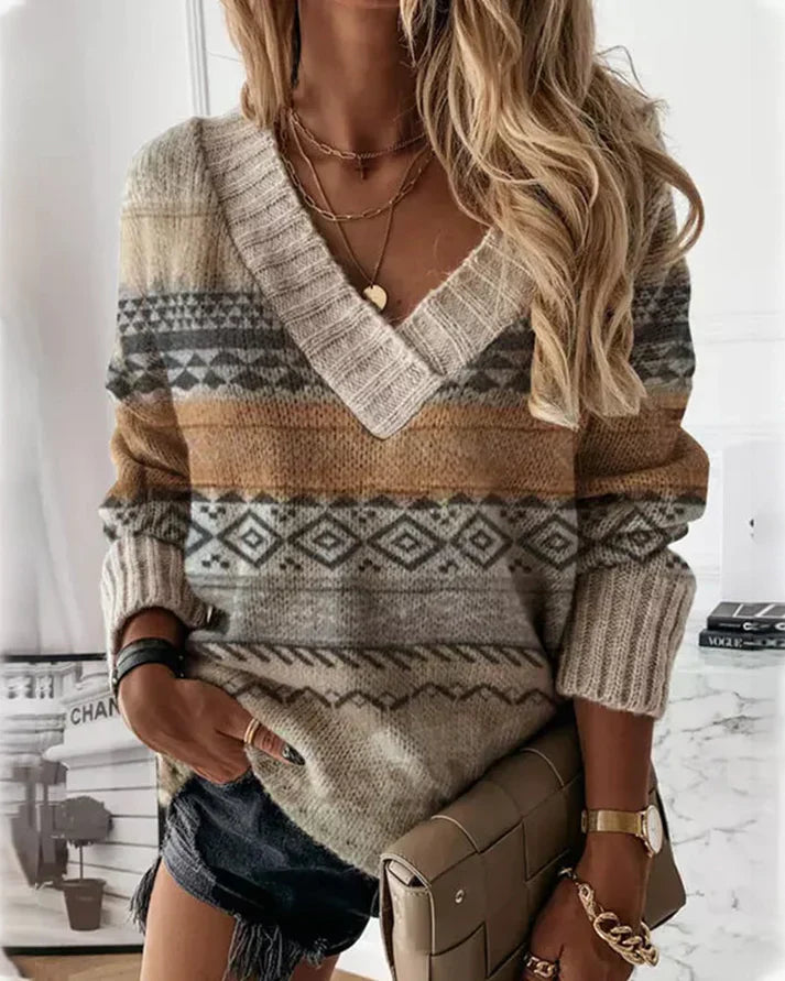 Vintage Inspired Sweater with a Contemporary Edge