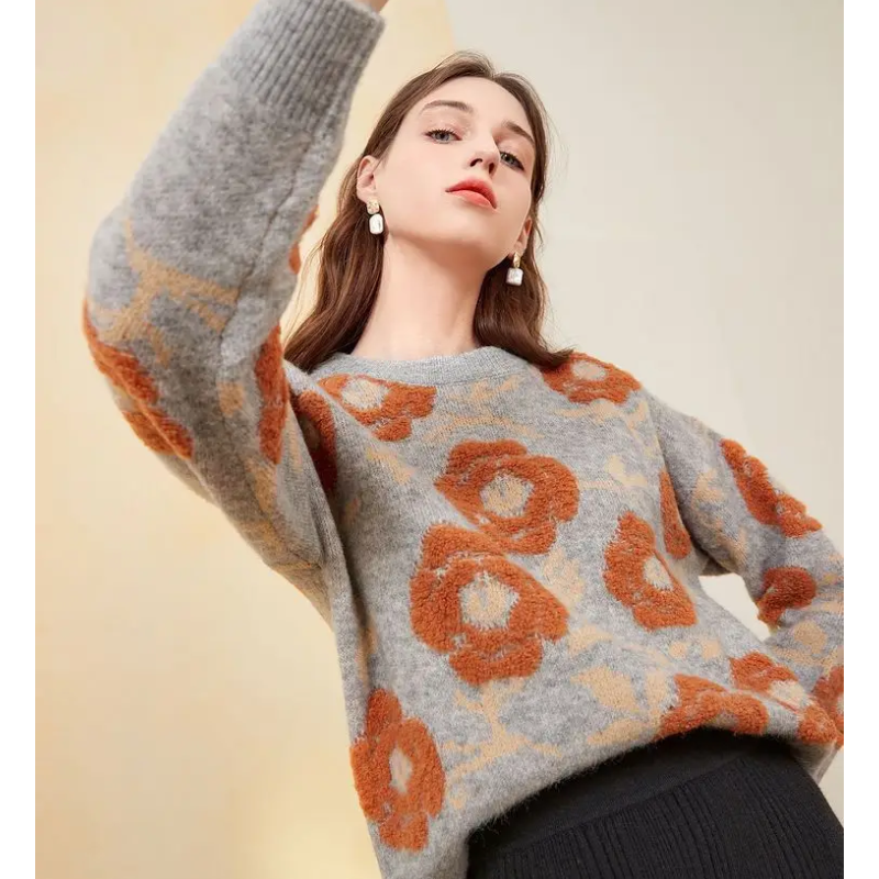 A Vintage Style Sweater with Delicate Timeless Details