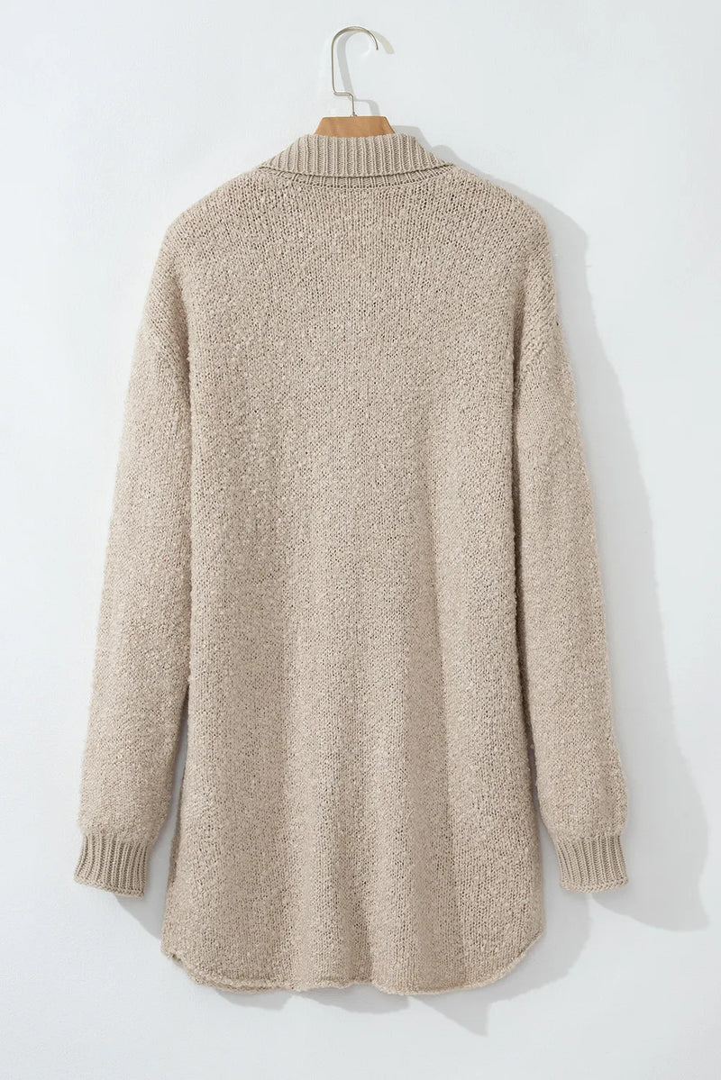 Well Tailored Cardigan with a Graceful Silhouette