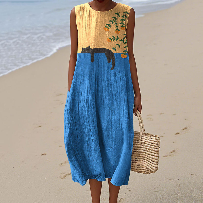 Sulokkaasti suunniteltu Mekko