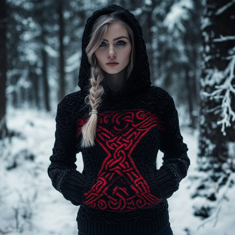 Kauniisti valmistettu Villapaita