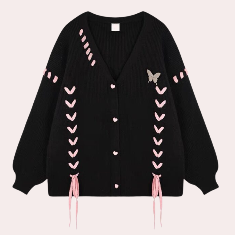 Well Tailored Cardigan with a Graceful Silhouette