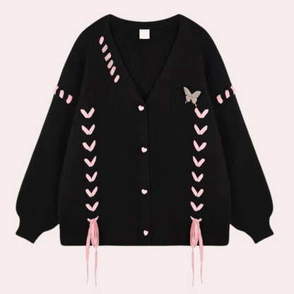 Well Tailored Cardigan with a Graceful Silhouette