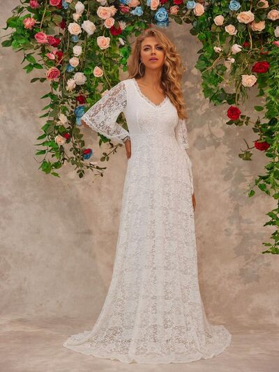 A Vintage Style Dress with Delicate Timeless Details