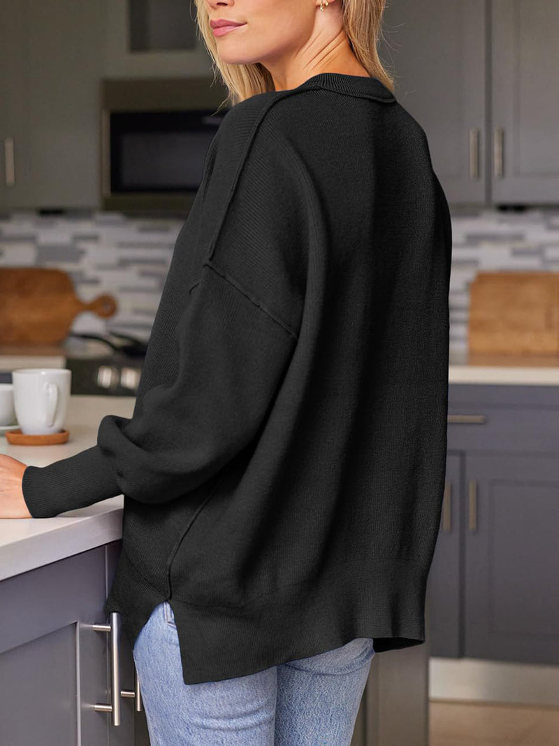 Well Tailored Sweater with a Graceful Silhouette