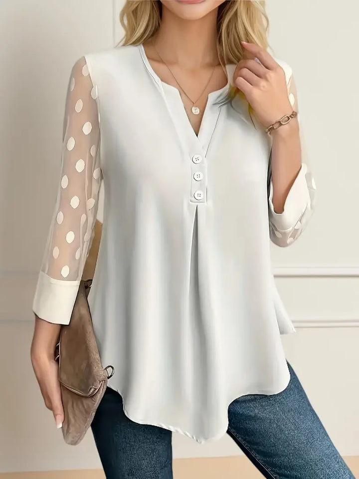 A Vintage Style Blouse with Delicate Timeless Details
