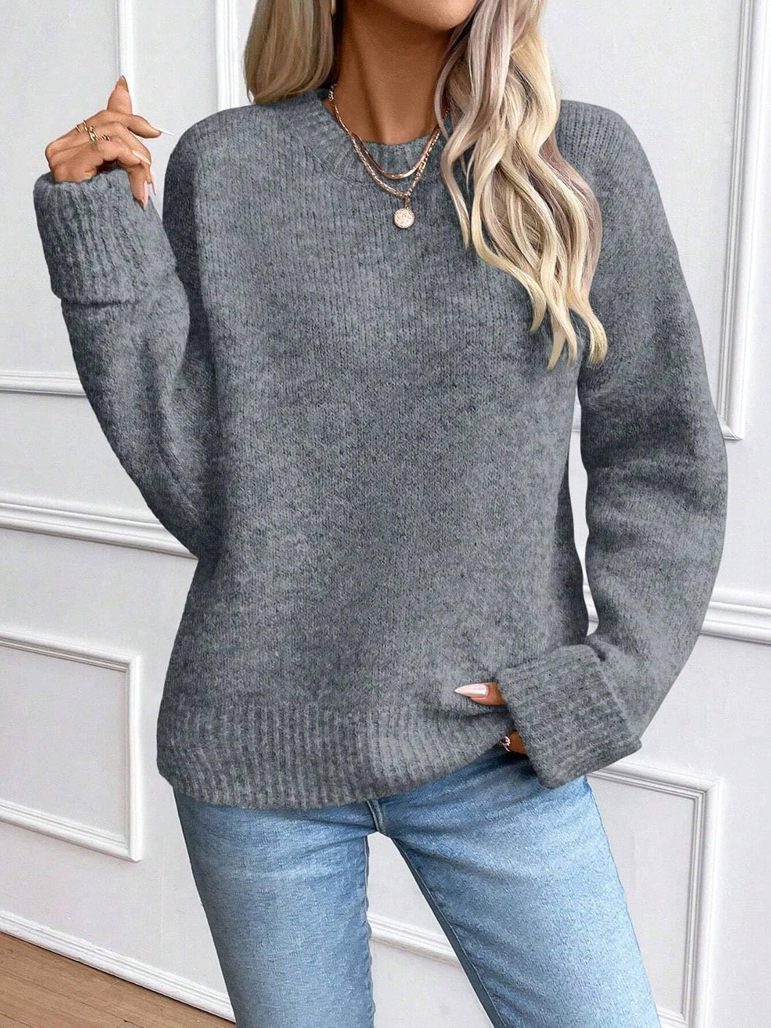 Classic Vintage Sweater with a Flattering Fit