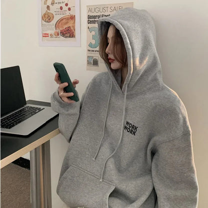 Pink® | Warm, loose-fitting sweater with a hood