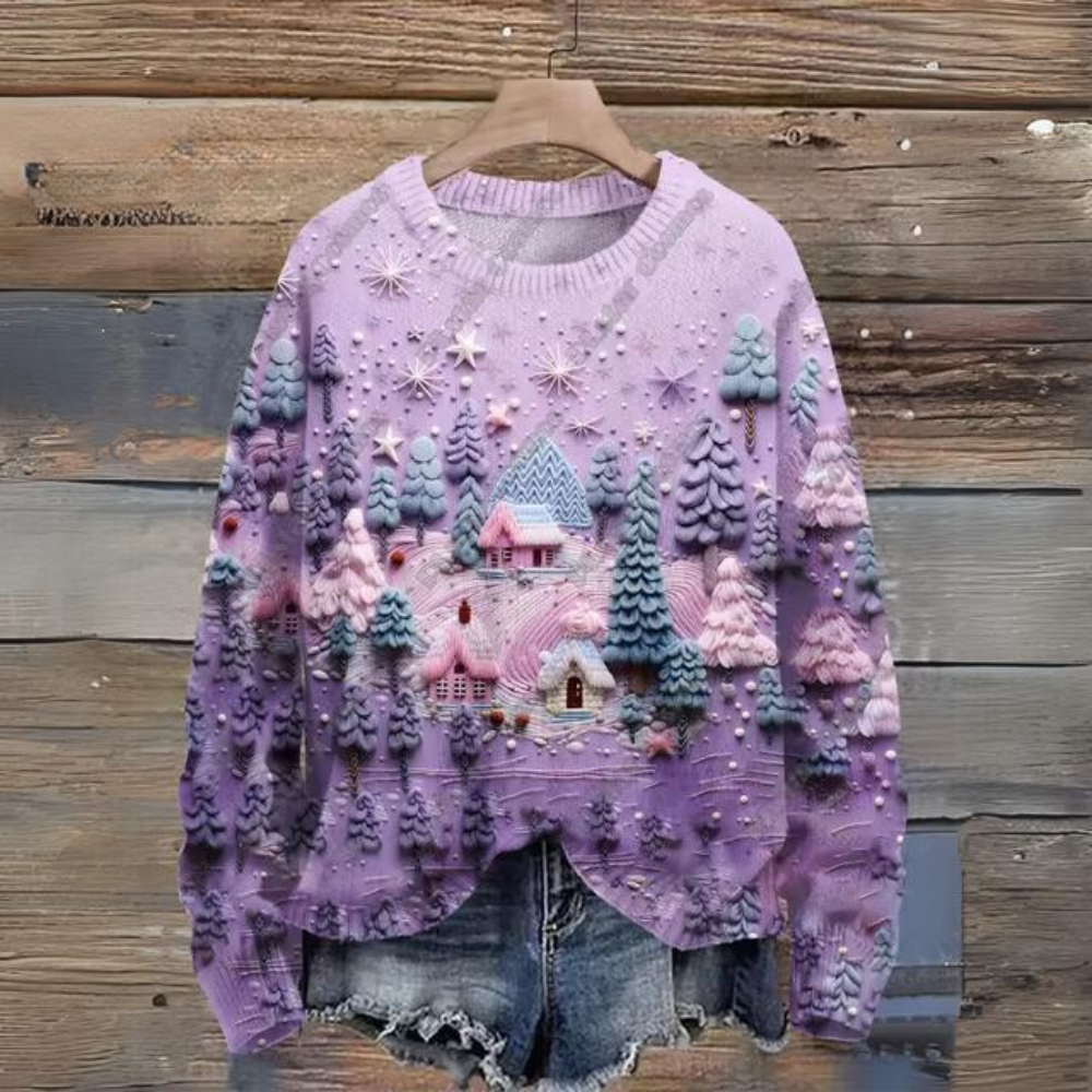 Ajaton vintage-tyyli Villapaita