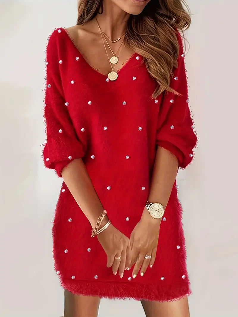 A Vintage Style Sweater with Delicate Timeless Details