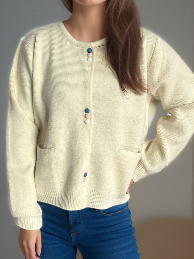 A Vintage Style Cardigan with Delicate Timeless Details
