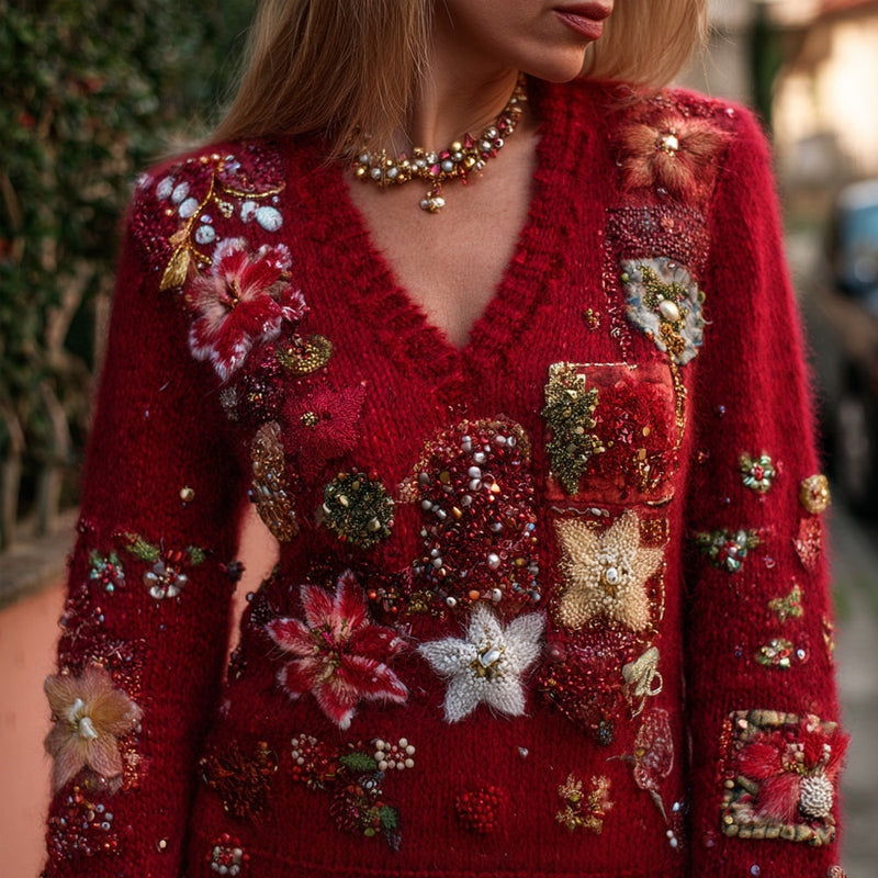 Klassisesti suunniteltu Villapaita