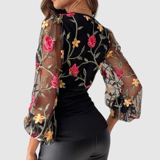 A Vintage Style Blouse with Delicate Timeless Details