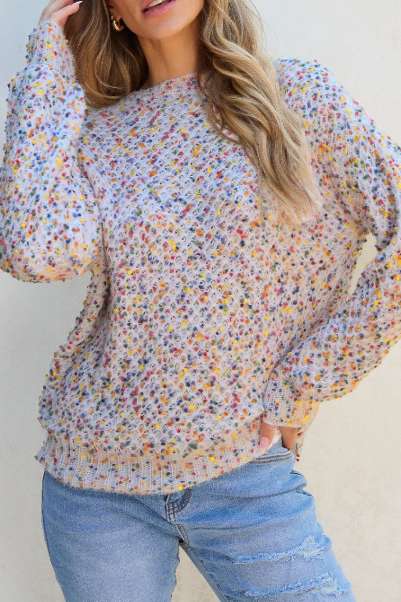 Well Tailored Sweater with a Graceful Silhouette