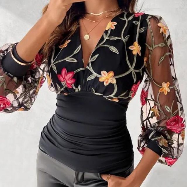 A Vintage Style Blouse with Delicate Timeless Details