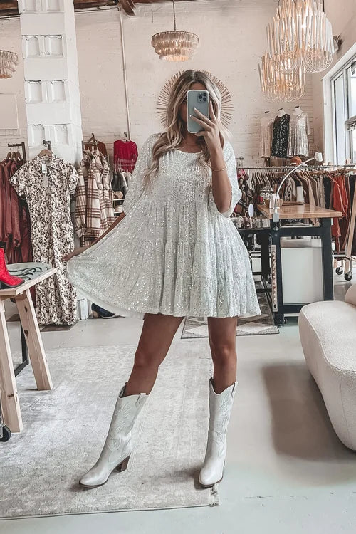 A Vintage Style Dress with Delicate Timeless Details