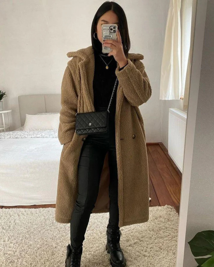 Classic Vintage Coat with a Flattering Fit